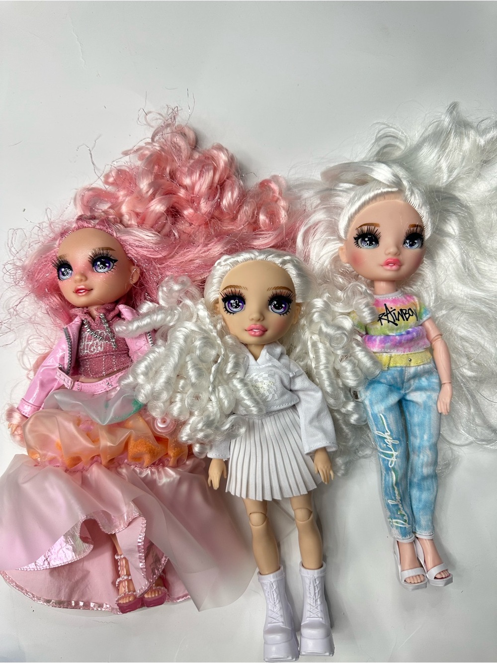 Rainbow High lot x3 dolls